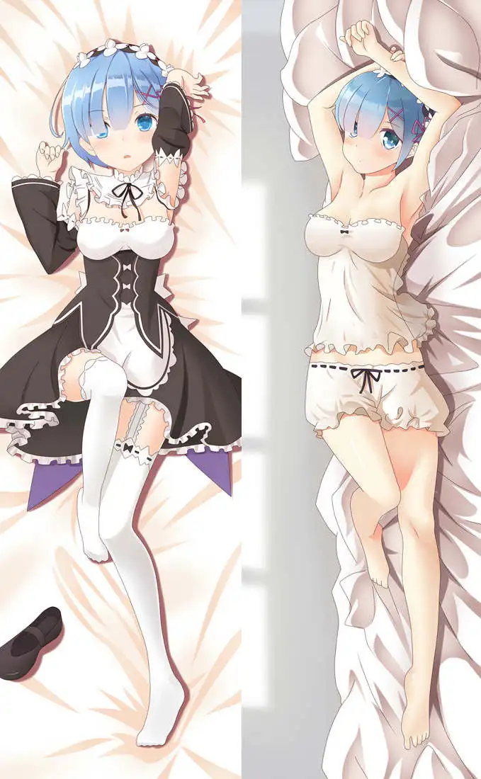 Re zero kara hajimeru isekai seikatsu персонажи rem & ram наволочка для подушки Beatrice emilia тела Аниме