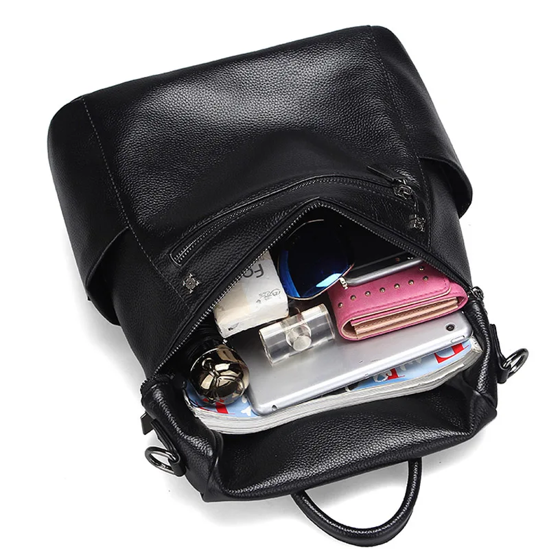 Специальная цена женские рюкзаки из 100% натуральной воловьей кожи дизайнерский