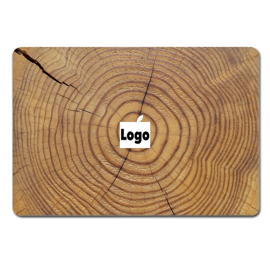 GOOYIYO наклейка для ноутбука DIY индивидуальная виниловая с текстурой древесины Macbook