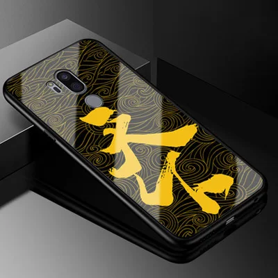 Роскошный чехол из закаленного стекла для LG G7 ThinQ G710, чехол, мягкая силиконовая рамка, жесткая задняя крышка для LG G 7 ThinQ, чехол s LGG7ThinQ, оболочка - Цвет: A3