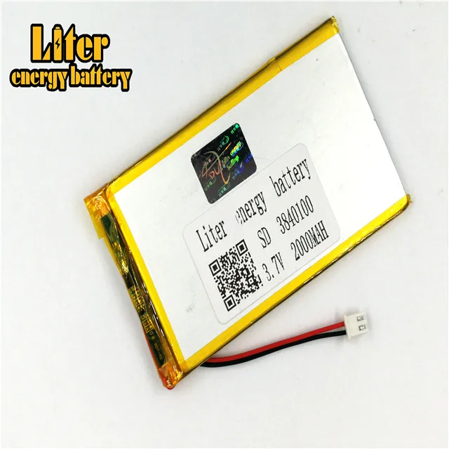 XHR 2P 2 54 3 7 V 2000mAh в специальное предложение ядро литий полимерный аккумулятор