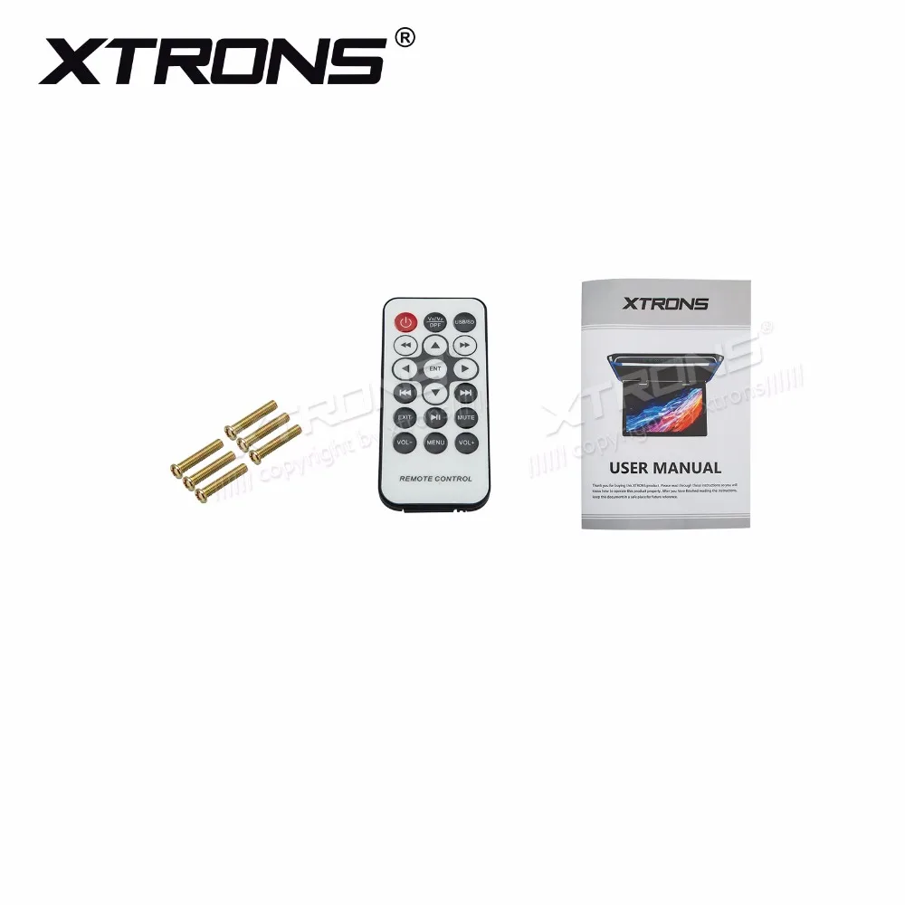 Цифровой видеомонитор XTRONS с широким экраном 12 1 дюйма и высоким разрешением 1080P
