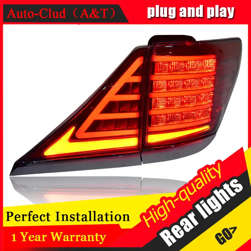 New LED Taillights Assembly For Toyota Alphard 2007-2013 Rear Lamp Brake Reverse Light Back Up DRL Car Tail lights | Автомобили и