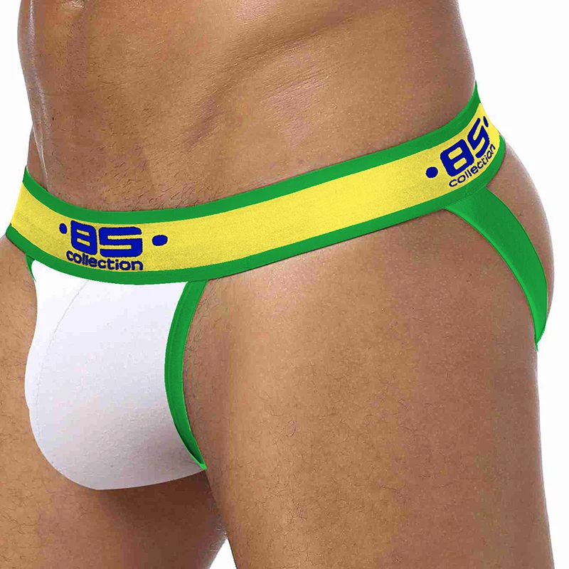 BS 4 шт./лот мужские трусы для геев бандаж мужское нижнее белье сексуальные стринги