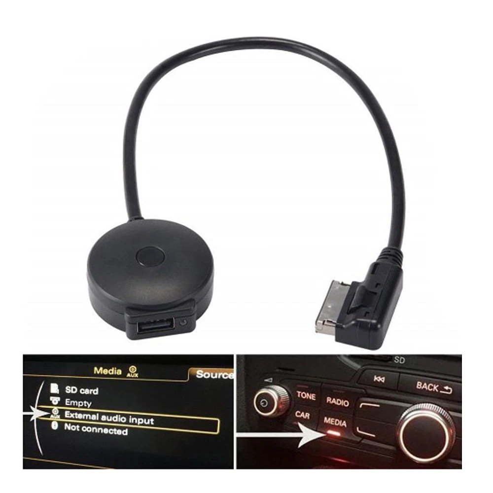 AMI MMI MDI беспроводной Bluetooth v4.0 аудио музыкальный приемник адаптер кабель USB-карта MP3