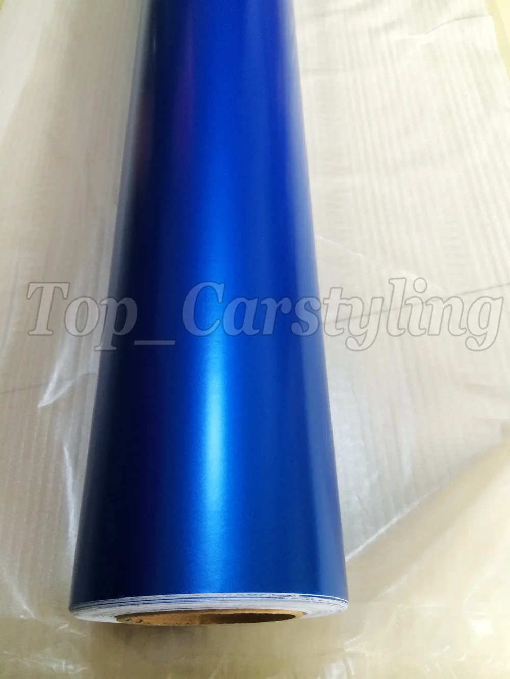 Синяя жемчужная атласная виниловая наклейка автомобильная оберточная пленка с