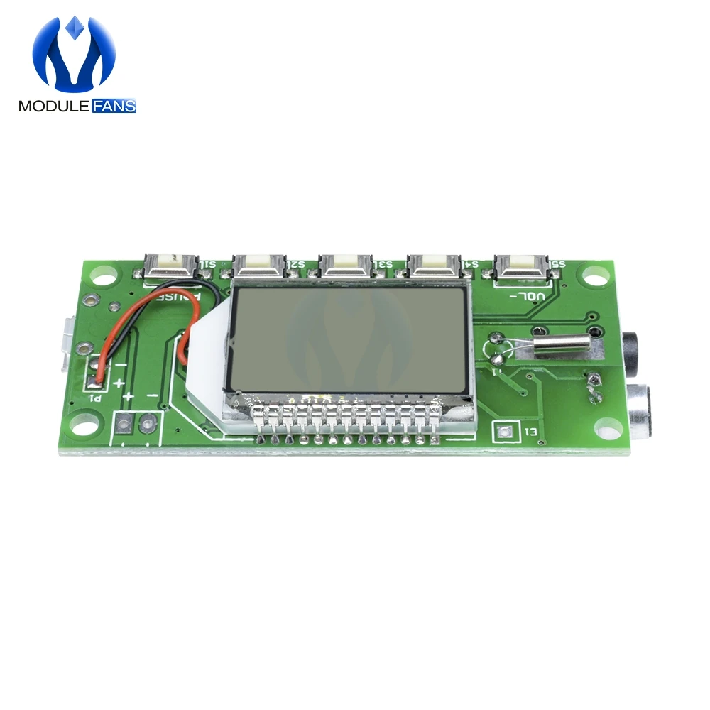 DSP PLL 87-108MHZ lcd FM Радио беспроводной микрофон стерео передатчик/модуль приемника Горячая Распродажа бренд