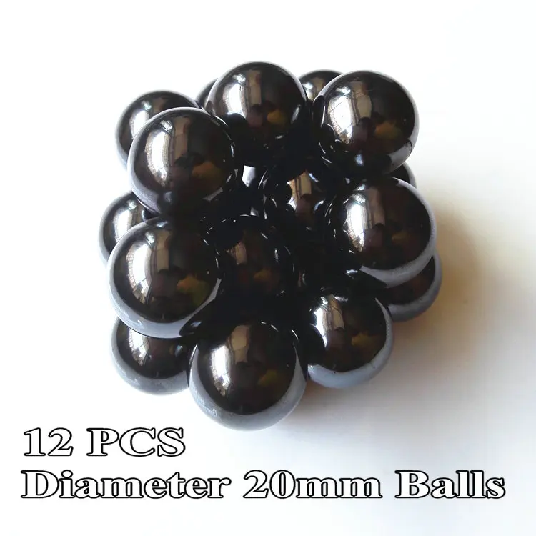 Dia20mm 12pcs Эллипсоид, забота о здоровье, потеря энергии, ферритовые магнитные шарики, оливковые блестящие сферы, змея, яйца, Базз, игрушка, керамические ювелирные изделия, шар, постоянный - Цвет: Dia20mm 12pcs