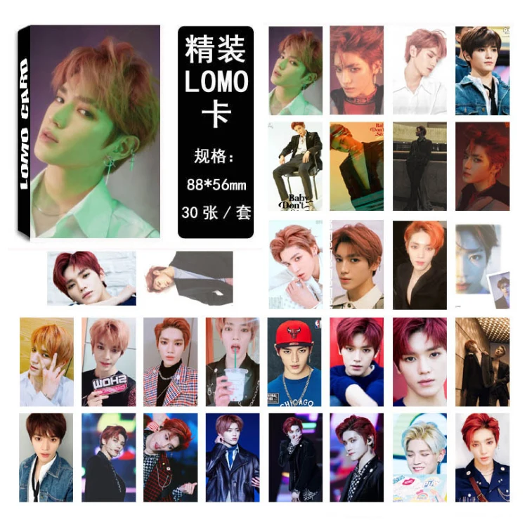 KPOP NCT127 NCT U альбом самодельная бумага ломо карты фото карта постер HD Фотокарта 30