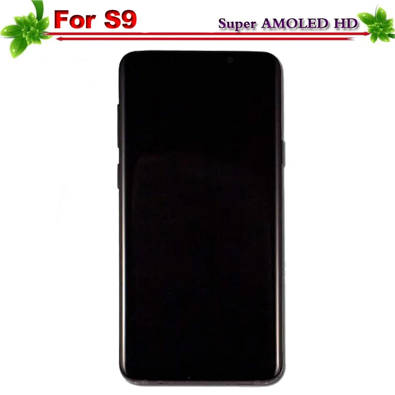 Super Amoled для SAMSUNG Galaxy S9 G960 G960f ЖК дисплей Дисплей с рамкой Сенсорный экран планшета