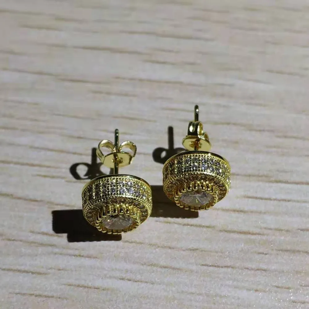 В стиле хип хоп установкой коготь кубический цирконий Bling лед из ювелирных