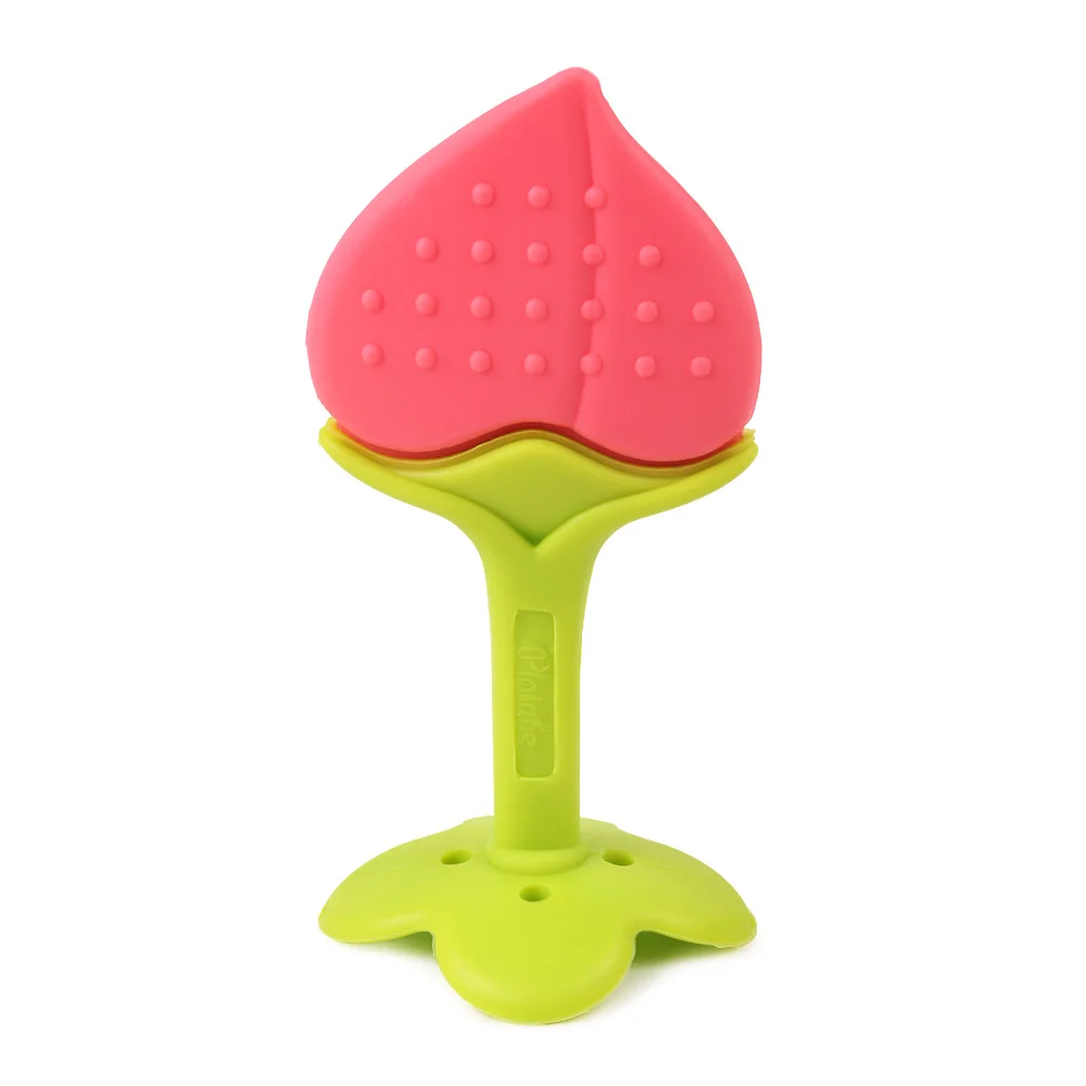 Fruit TYRY. HU 1 шт., Прорезыватель для зубов, животное, коала, слон, кролик, Сова, пищевой силикон, Детские Прорезыватели, ожерелье, игрушки, сделай сам, детские подарки - Цвет: Fruit
