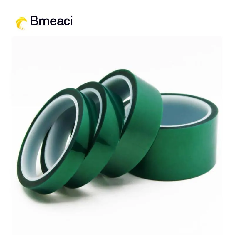 Brneaci PET зеленая высокотемпературная термостойкая клейкая лента Гальваническая