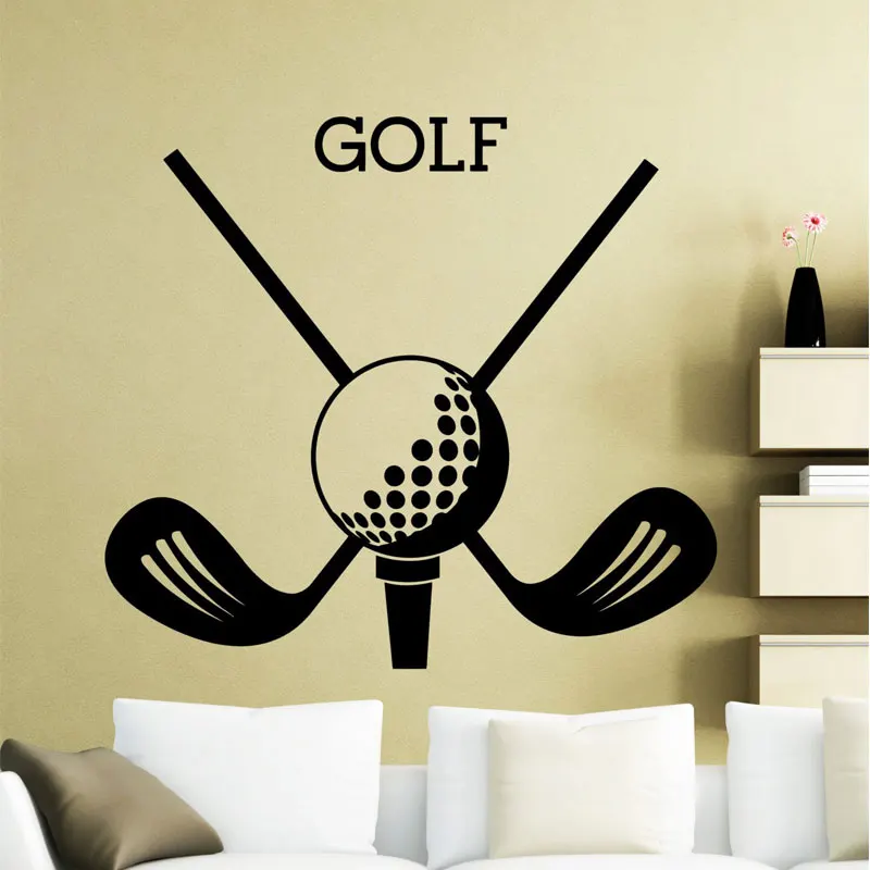 Наклейки на стену с надписью Golf | Дом и сад