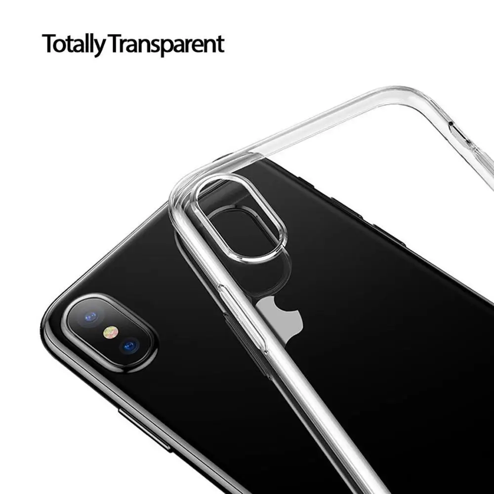 Прозрачный мягкий силиконовый чехол для iphone 11 PRO MAX 7 plus 5 5S 5se 6 6s задняя крышка x xs max