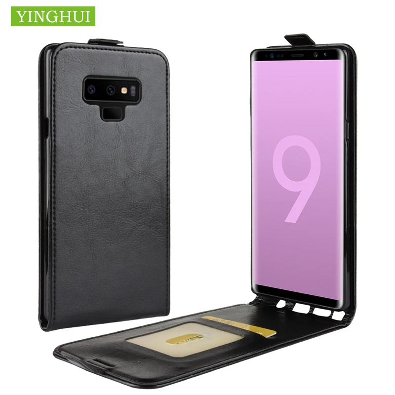 YINGHUI для Samsung Galaxy Note 9 поясной чехол Магнитный кошелек PU Флип кожаный Note9