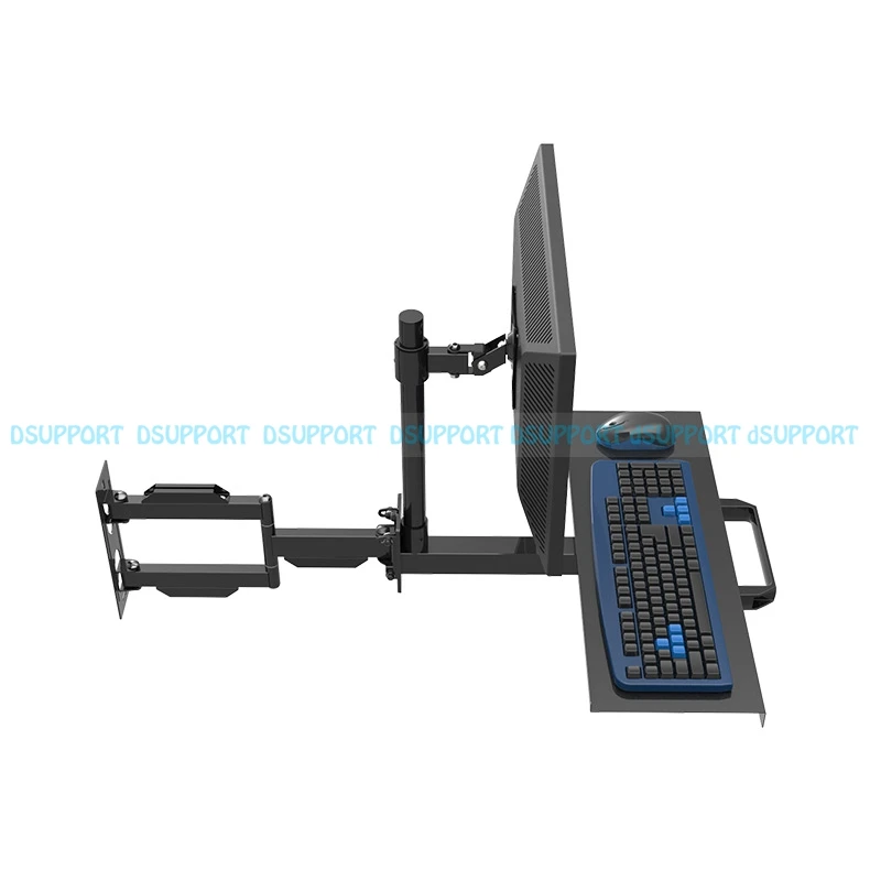 W805 полная движущаяся настенная подставка PS Stand Sit настольная рабочая станция