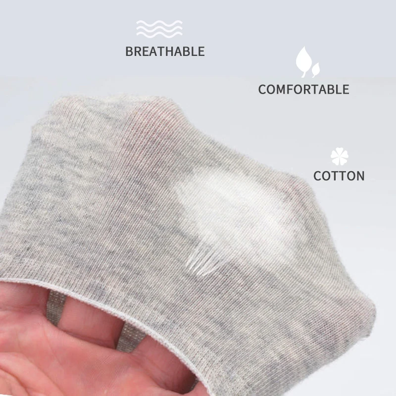 

7Pairs Summer Boat Socks Women Invisible Ankle Socks Ladies Casual Short Socks Slippers No Show Sock Non-slip Black White Gray