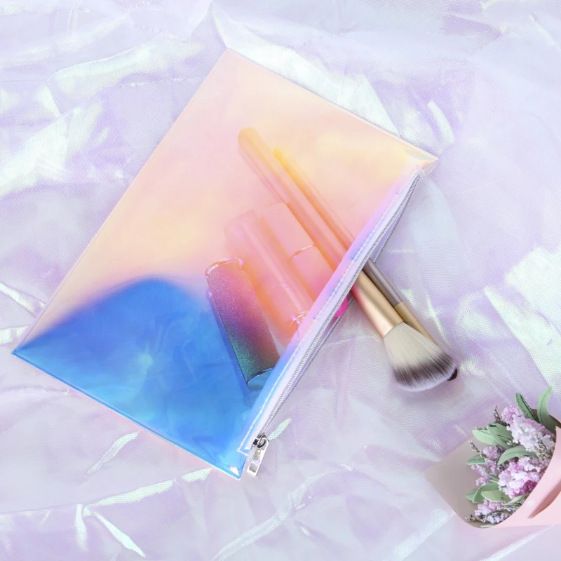 

Waterproof Zipper Makeup Bag With Magic Color Makeup Tool Kits Portable Makeup Kit