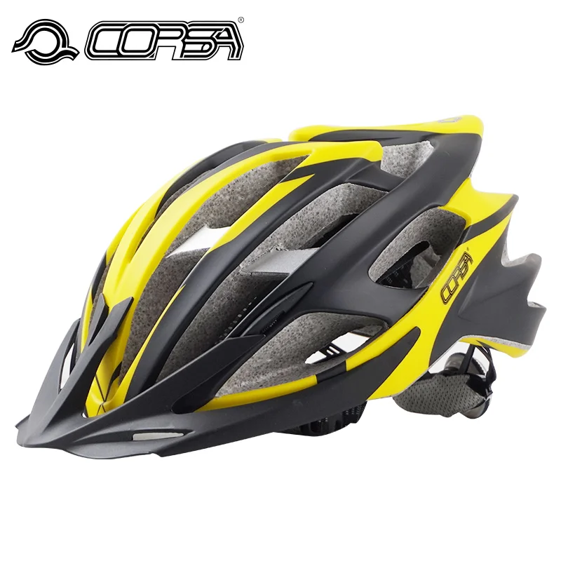 Vcoros Взрослый мужской велосипедный гоночный шлем со светодиодной подсветкой