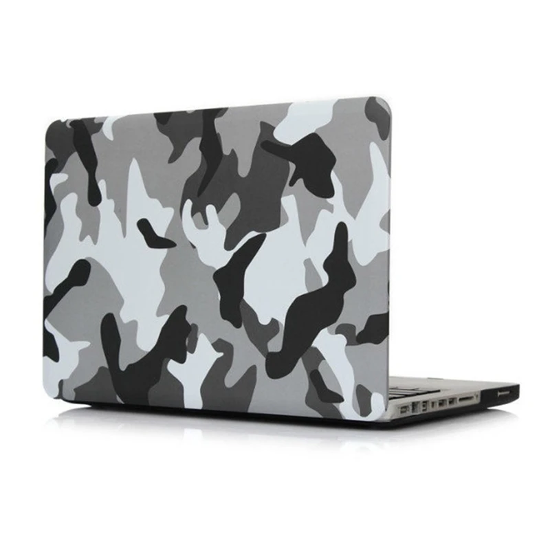 Крутой Камуфляжный Матовый Жесткий Чехол для Apple MacBook Air Pro 11 12 13 15 дюймов сумка