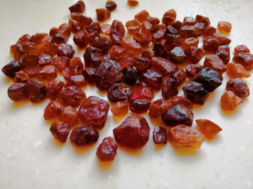 Грубый гранат-апельсин гранат CRYSTALS-100CT оптовая продажа | Дом и сад