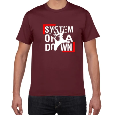 W335 wine red Харадзюку новая система пуховой панк футболки мужские Новые хлопок хип-хоп футболки мужские размера плюс уличная одежда Nu-Metal топы футболки для мужчин - Цвет: W335 wine red