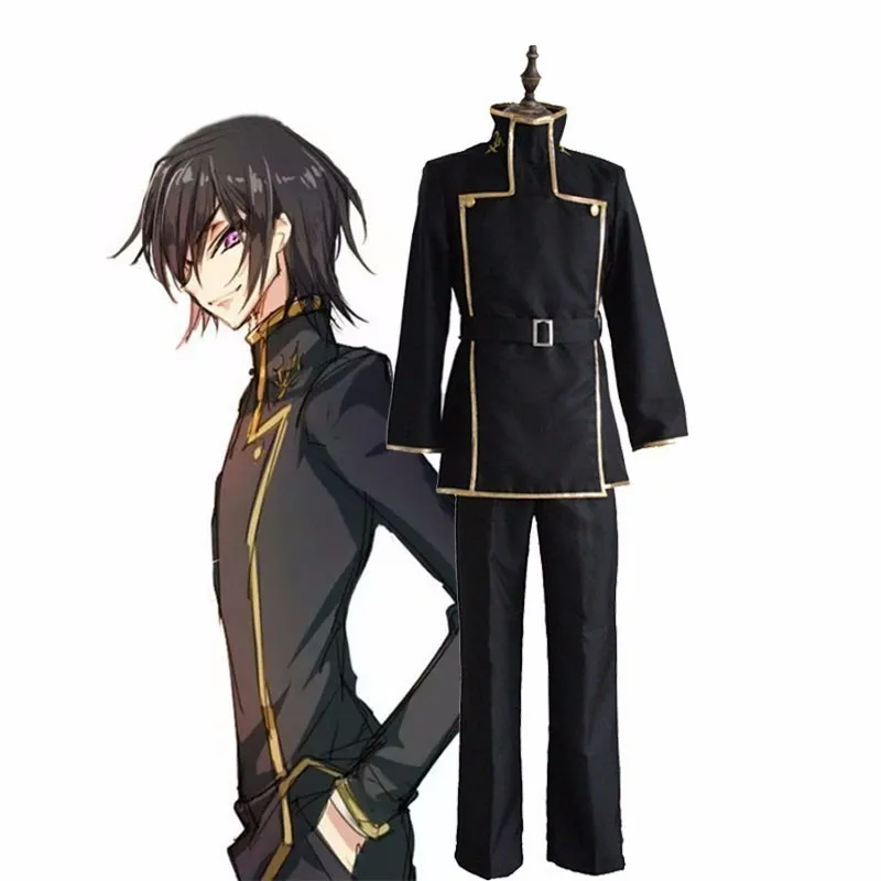 Косплей-костюм с аниме кодом Geass Lelouch Lamperouge карнавальный полный комплект на