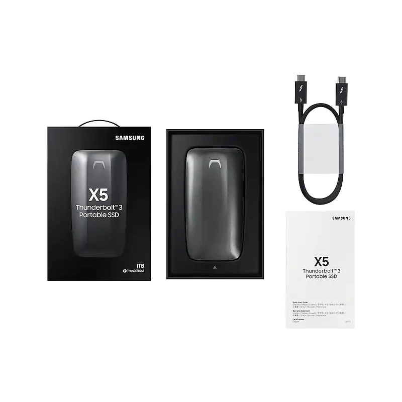 SAMSUNG Внешний SSD X5 500 Гб 1 ТБ 2 Thunderbolt 3 NVMe для настольных ПК внешний жесткий диск ssd
