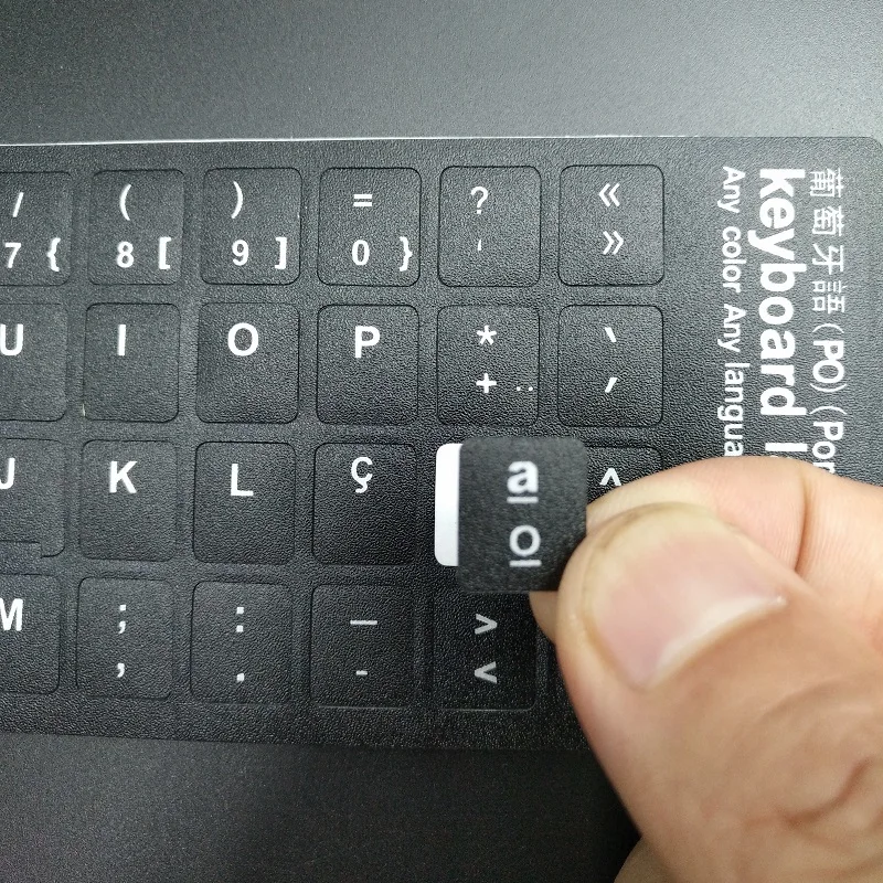 100pcs PT Portugal Portuguese Keyboard Stickers For Macbook Air Pro 11 13 15 Laptop Cover Protector Sticker | Компьютеры и офис