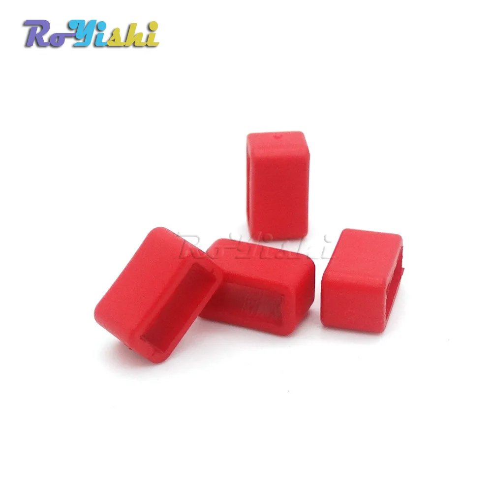 100pcs/pack 3/8&quotColorful Plastic Keeper Belt Loop Square Buckles/Cat Collar Harness Backpack Straps Webbing 10mm |