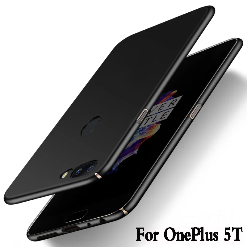 KBUBYT Роскошный чехол для oneplus 5t Высокое качество матовая задняя крышка A5010 360