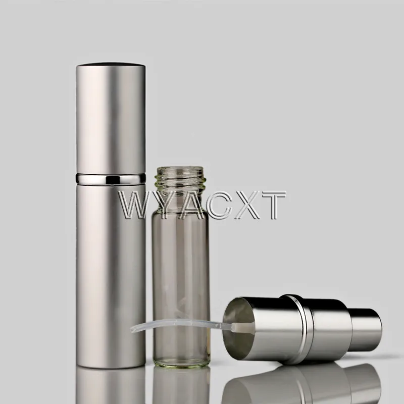 Hot Selling!! Fashion 10ml 1 Piece Aluminum Perfume Bottle With Mini Atomizer Spray Bottles Portable Parfum Container | Красота и