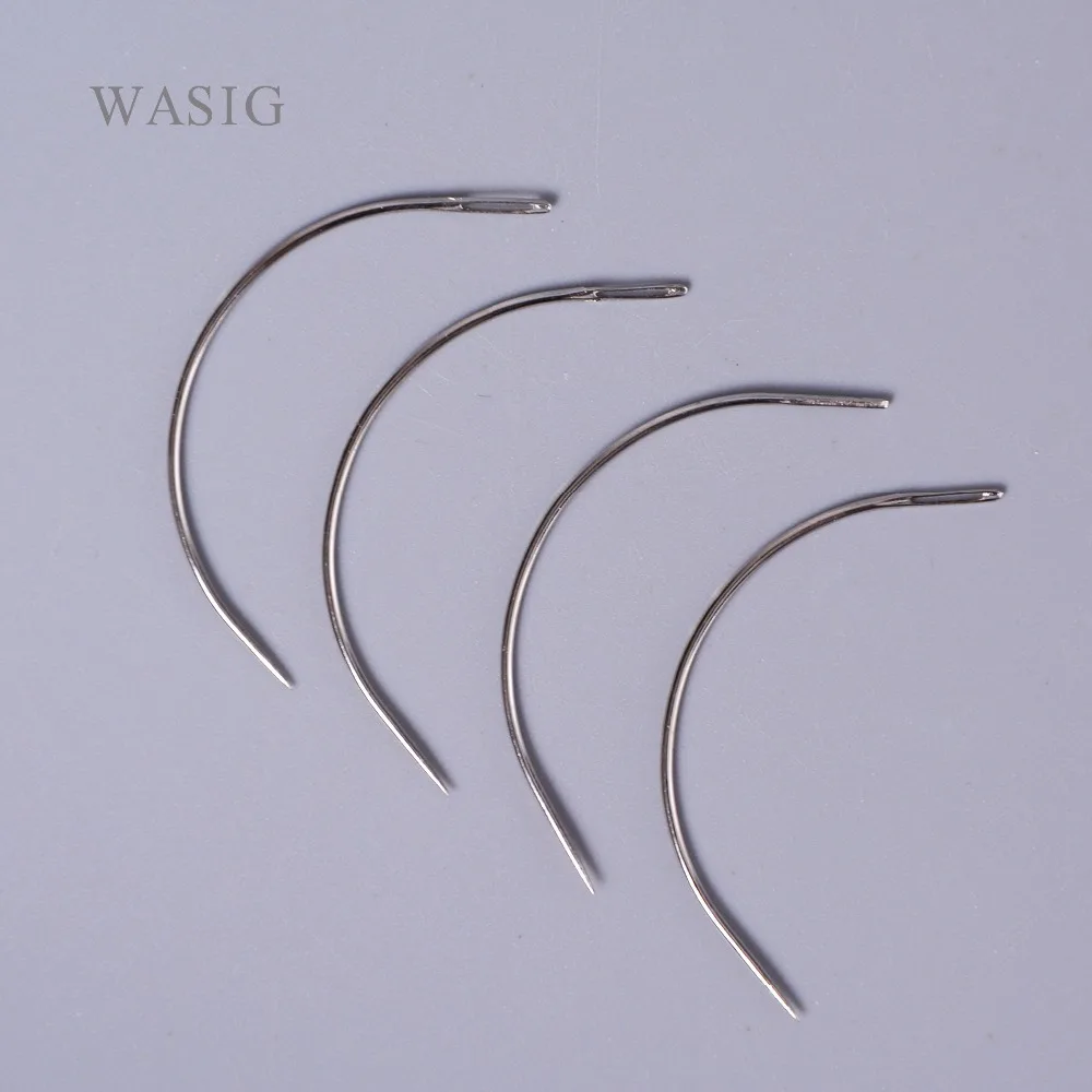 6cm Hair Weaving Needles 50Units Curved Sewing Needles 60mm C Shape Weaving Needles Wholesale C Type Needles of Weaving