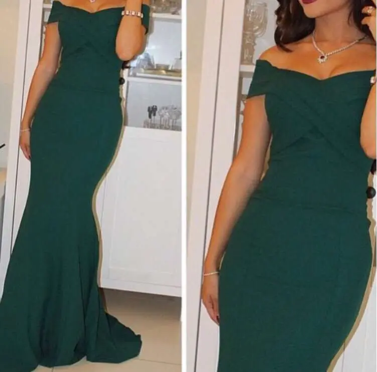 

2017 Cap Sleeves Sexy Mermaid Prom Dress Ruched Long Evening Dress Sexy Backless Fashionable Design On Sale Custom Made Gowns