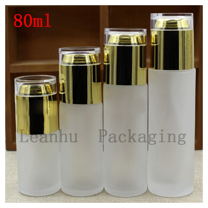 Wholesale 80ml Women s Personal Empty Cosmetics Packaging Container, High Quality Frosted  Glass  Essence Lotion Spray Bottle