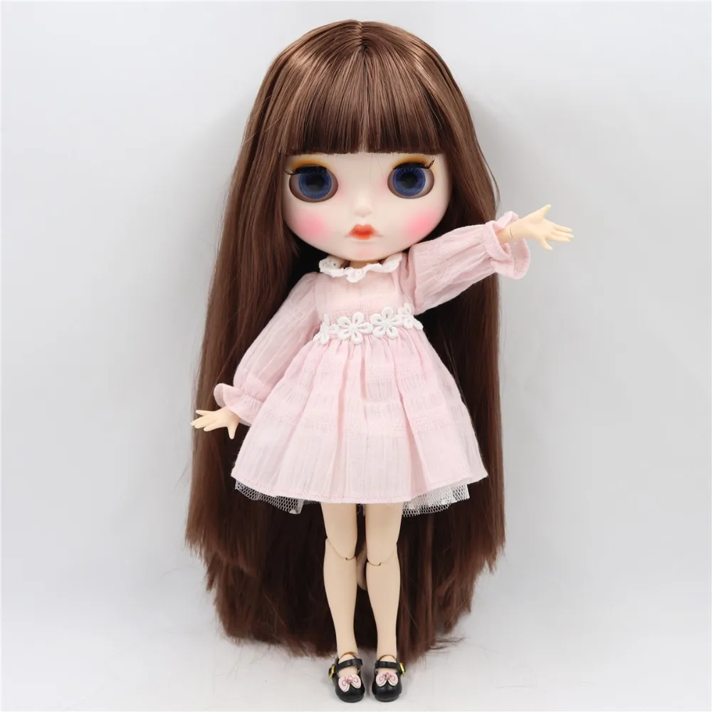 Ледяные дни Фортуны завод blyth кукла супер черная кожа тон темная кожа короткие красные волосы тело 1/6 30 см BL1248