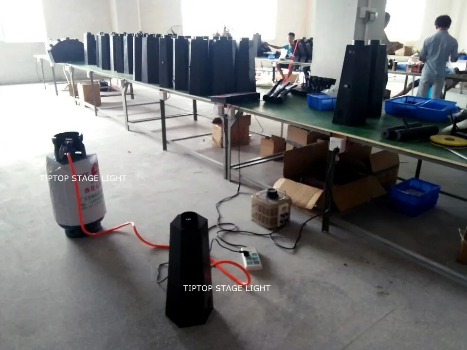 TIPTOP конкурентоспособная цена освещение сценический LPG пожарная машина 200 Вт пламя проектор DMX512 2 канала Шестигранная машина пламени 90 В-240 В
