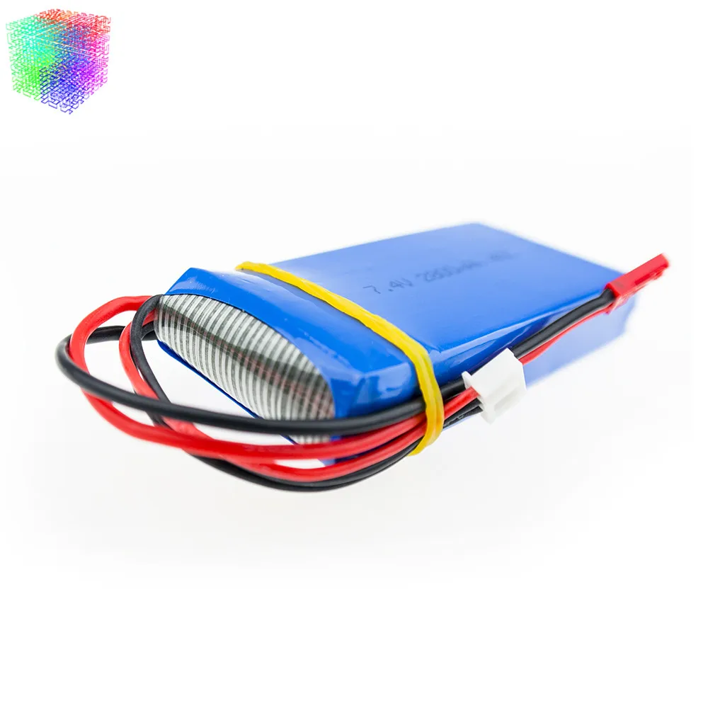 3 шт. 7 4 в 2800 мАч Lipo батарея и зарядное устройство для WLToys V262 V333 V323 V666 RC вертолет