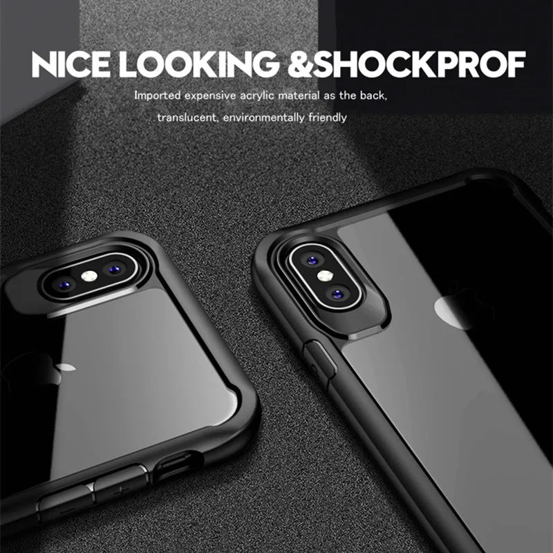 Gurioo Ultrathin Clear Transparent TPU Silicone Case For iPhone XS MAX XR 4 4S 5 5S SE 6 6S 7 8 X Plus Protect Rubber Phone |