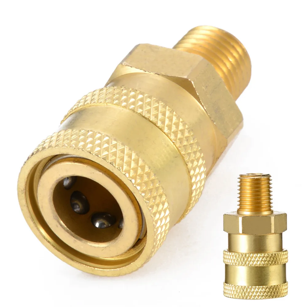 1 шт. 1/4 &quotMale (MNPT) мойка высокого давления латунная БЫСТРОРАЗЪЕМНАЯ Муфта