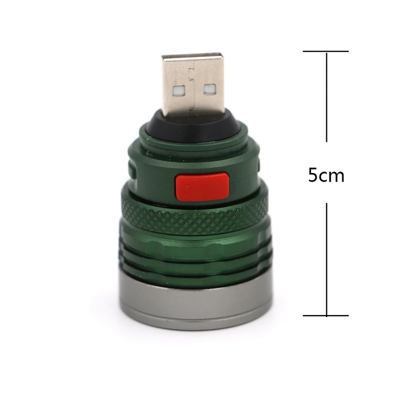 Usb Перезаряжаемый фонарик водонепроницаемый мини светодиодный бликовый