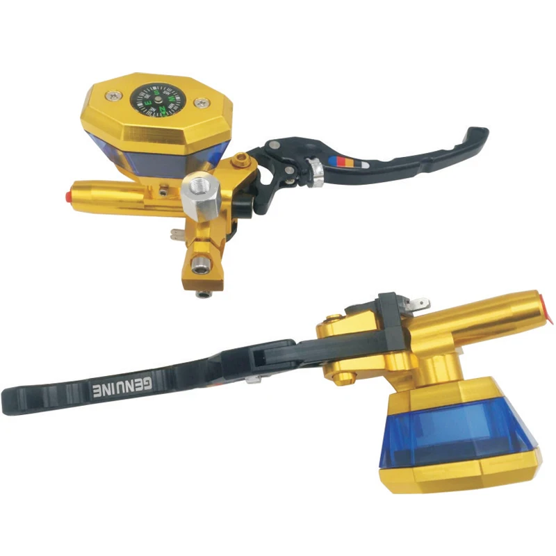 Мотоцикл двойной дисковый боковой нажимной тормозной насос рычаг регулируемая