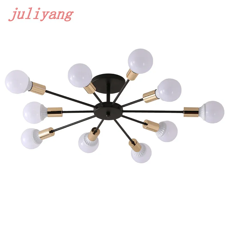 Светодиодный светильник juliyang 6/8/10 винтажный промышленный лампочка эдисона