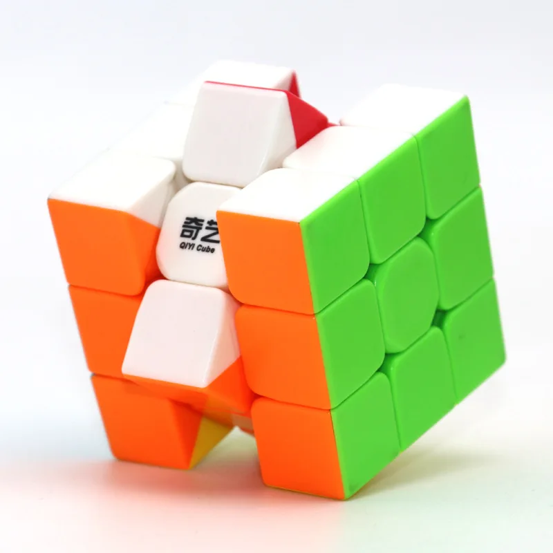 Qiyi Warrior W Красочный 3x3x3 куб 3 слоя магический куб профессиональный конкурс Cubo 3x3 Neo головоломка скоростной куб игрушки для детей
