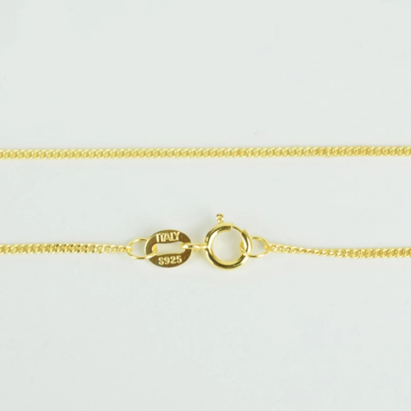 Ожерелье из серебра 925 пробы для женщин и мальчиков|chain necklace|necklaces for womencurb chain |