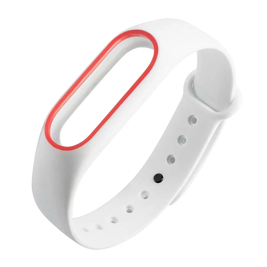 Лидер продаж двухцветный ремешок для Mi Band 2 сменный силиконовый браслет смарт