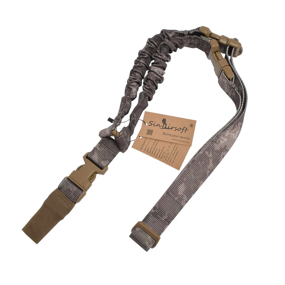 SINAIRSOFT Многофункциональный нейлоновый США Тактический охотничий винтовочный Слинг Регулируемый 1 одноточечный банджи пистолет слинг ремень система