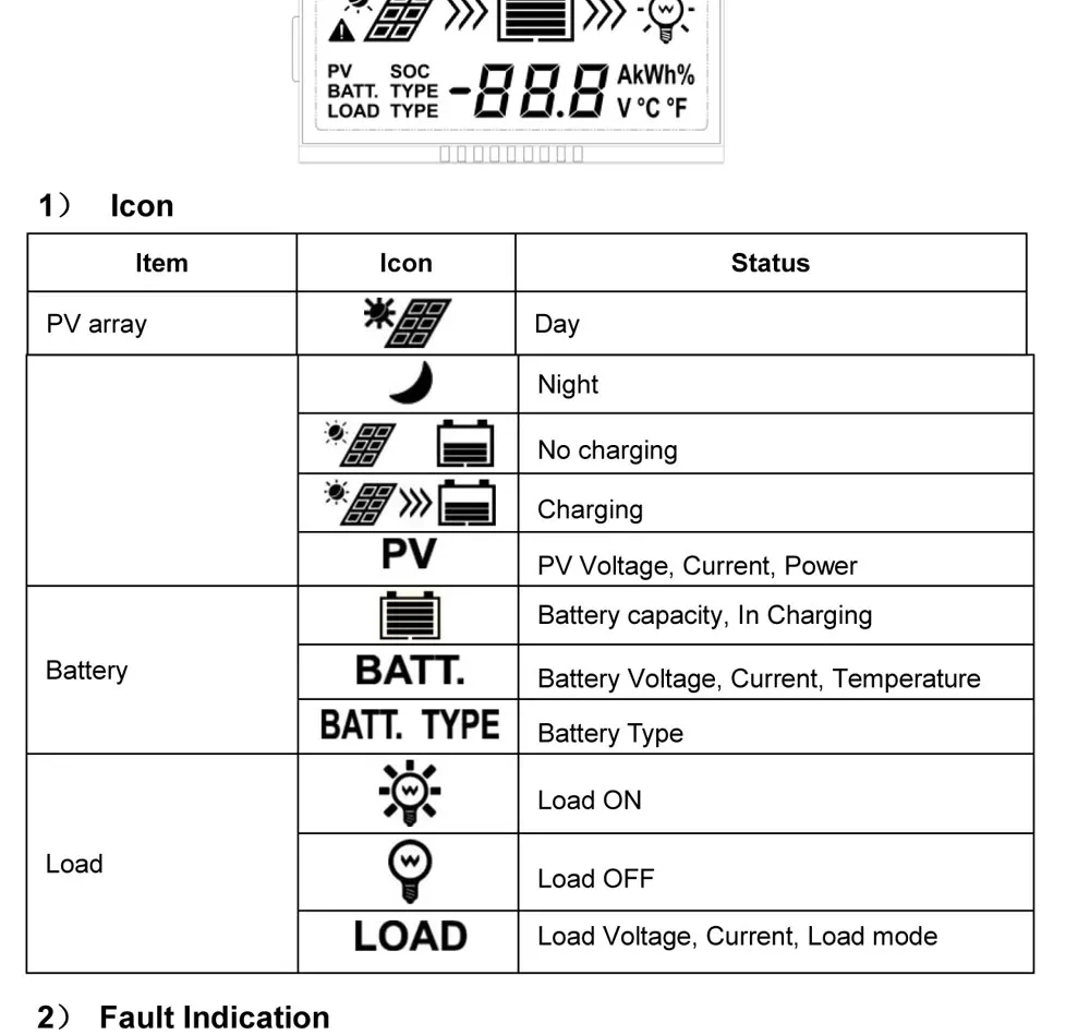 10A 20A MPPT контроллер солнечного заряда 12 В 24 В lcd Diaplay EPEVER регуляторы 2206AN Tracer 2206a 1206AN