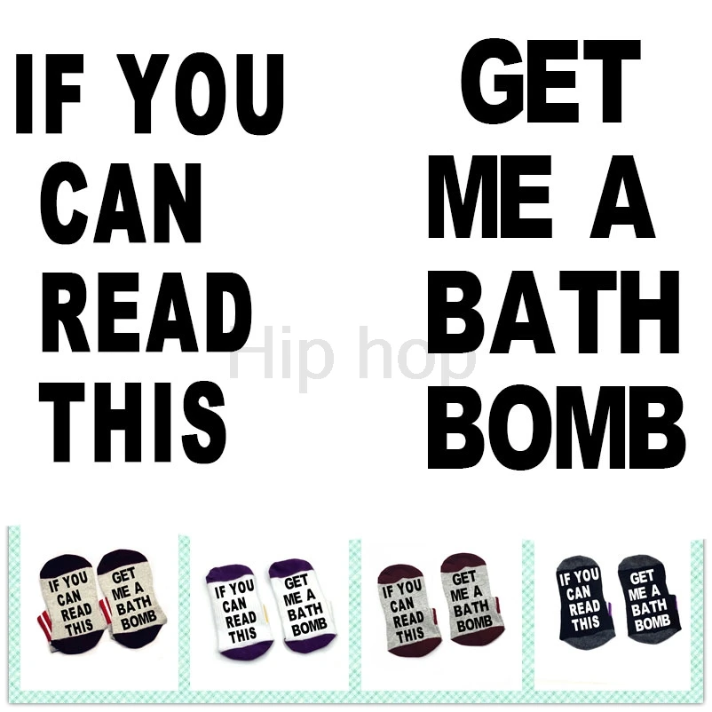 Носки Bomb если вы можете прочитать это купите меня носки-бомбинки для ванны